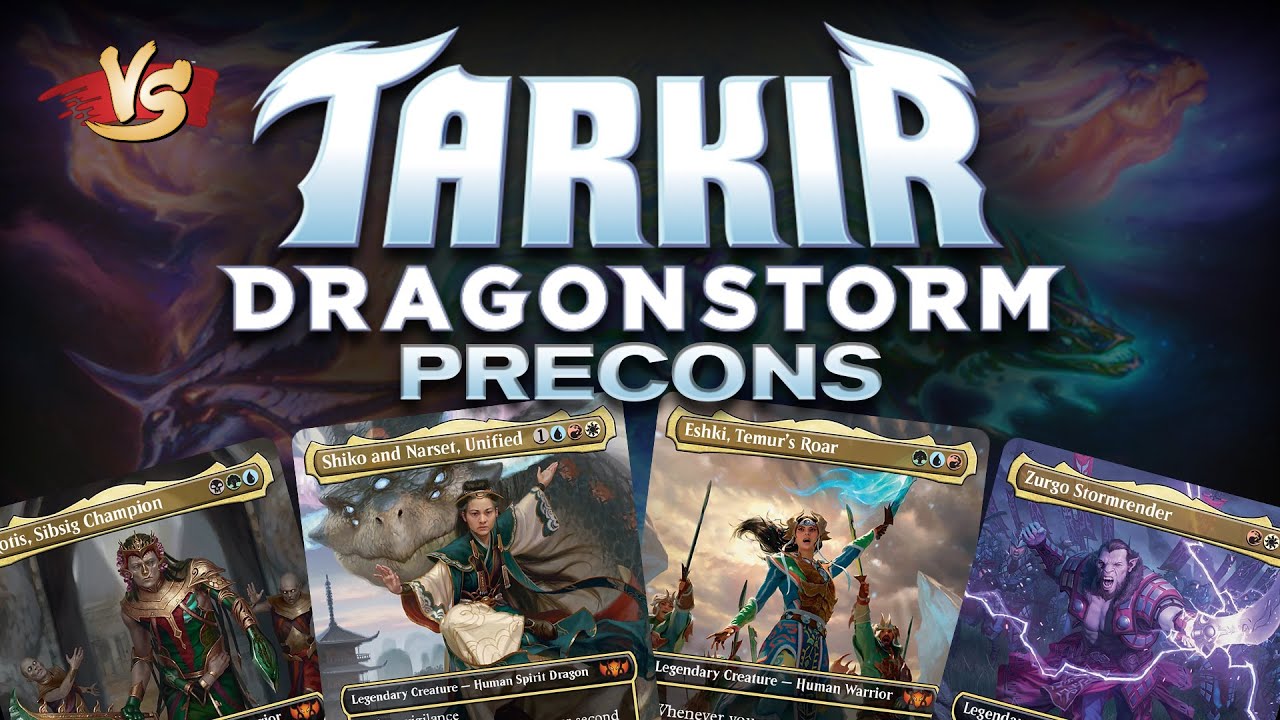 Tarkir: Dragonstorm Precons | Commander VS | Magic: the Gathering Gameplay