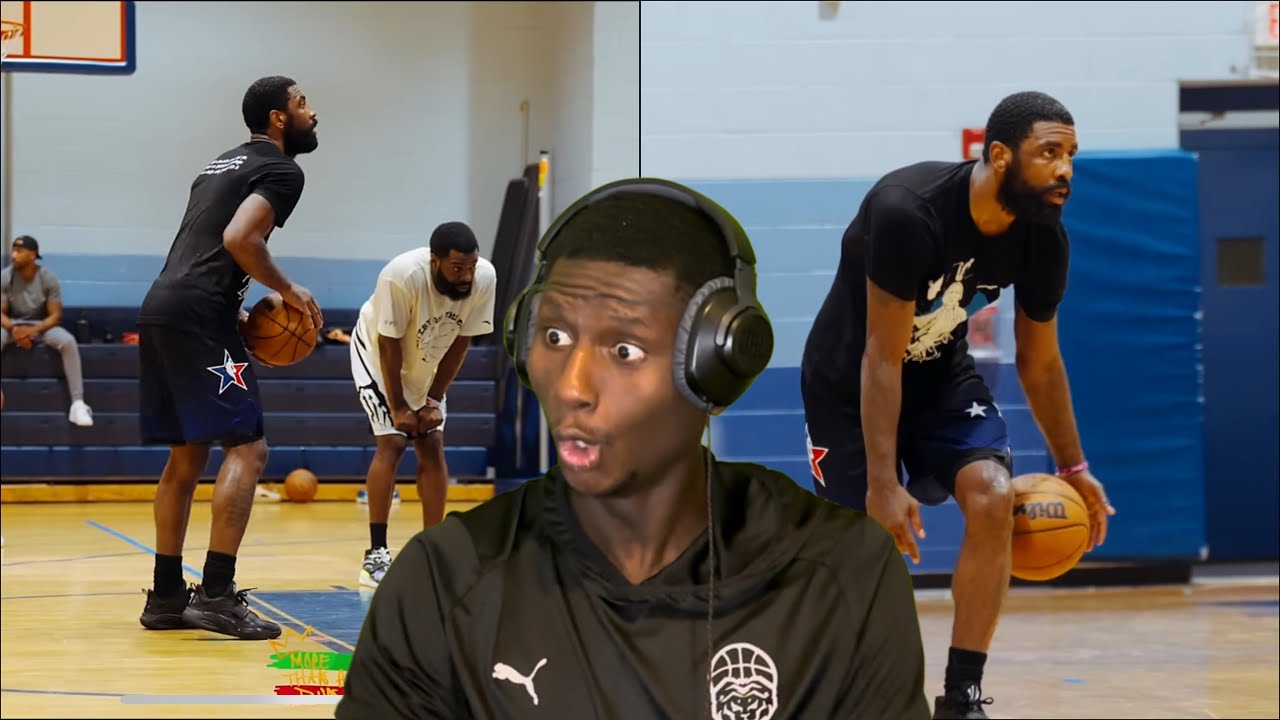 KYRIE IRVING EST TROP FORT IL LAVE DES PRO EN OPEN GYM ! MEILLEUR MENEUR ALL  TIME