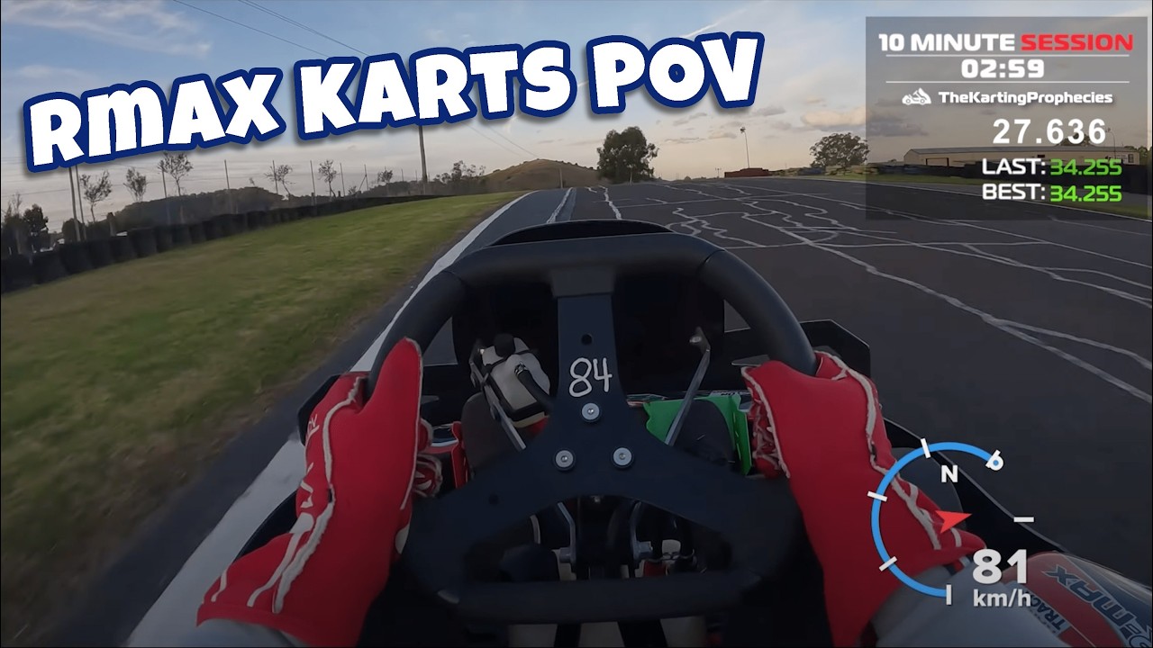 Picton 23hp Rmax Rotax Karts!  Fastest Lap of the Month [POV]