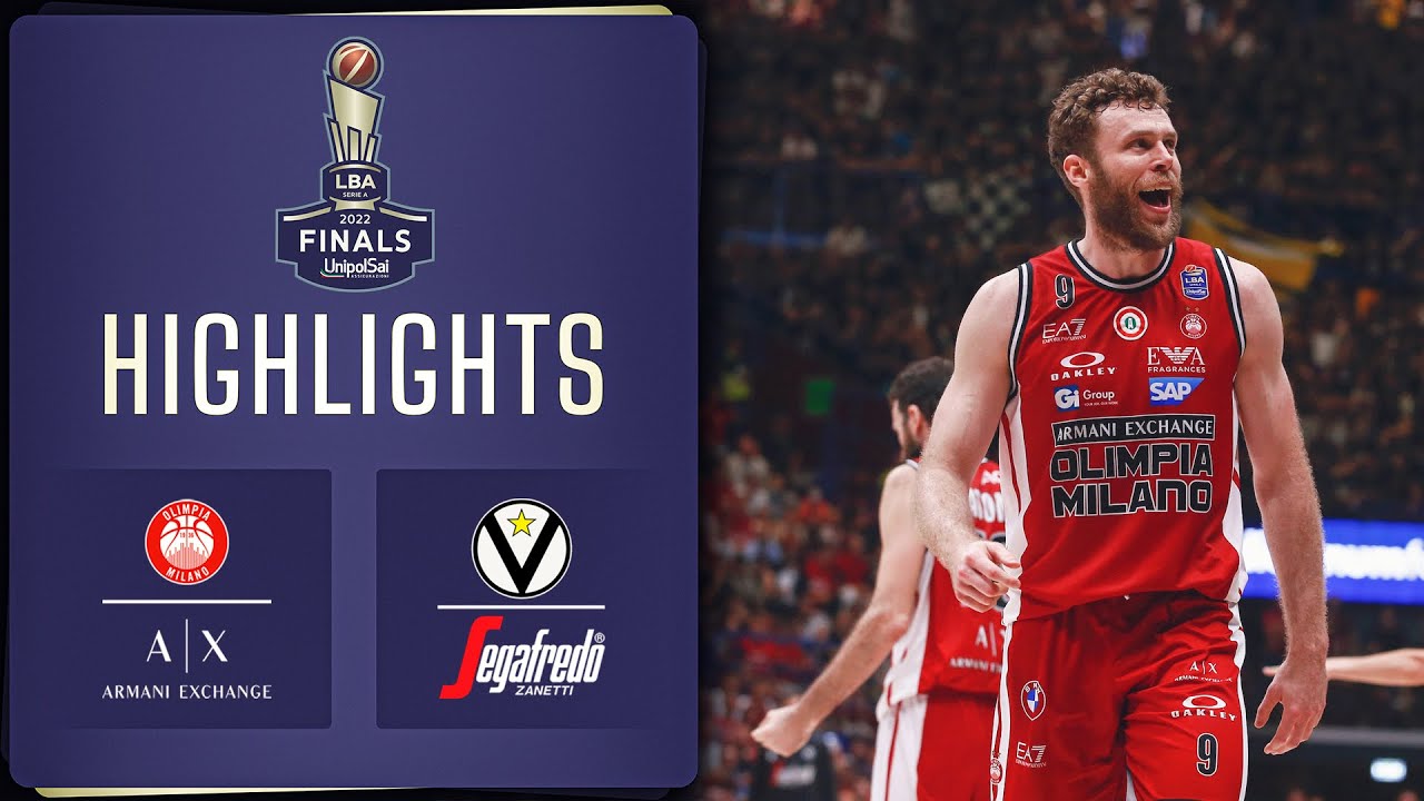 LBA Playoff 2022 | Finale Gara 6 | A|X Armani Exchange Milano - Virtus Segafredo Bologna