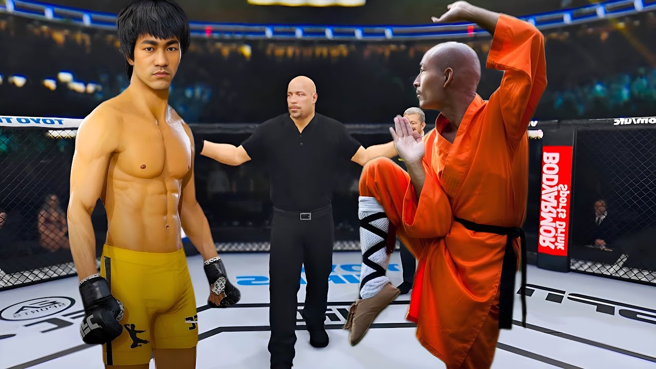 PS5 | Bruce Lee vs. Master Street Monk [EA Sport UFC 4]🥊