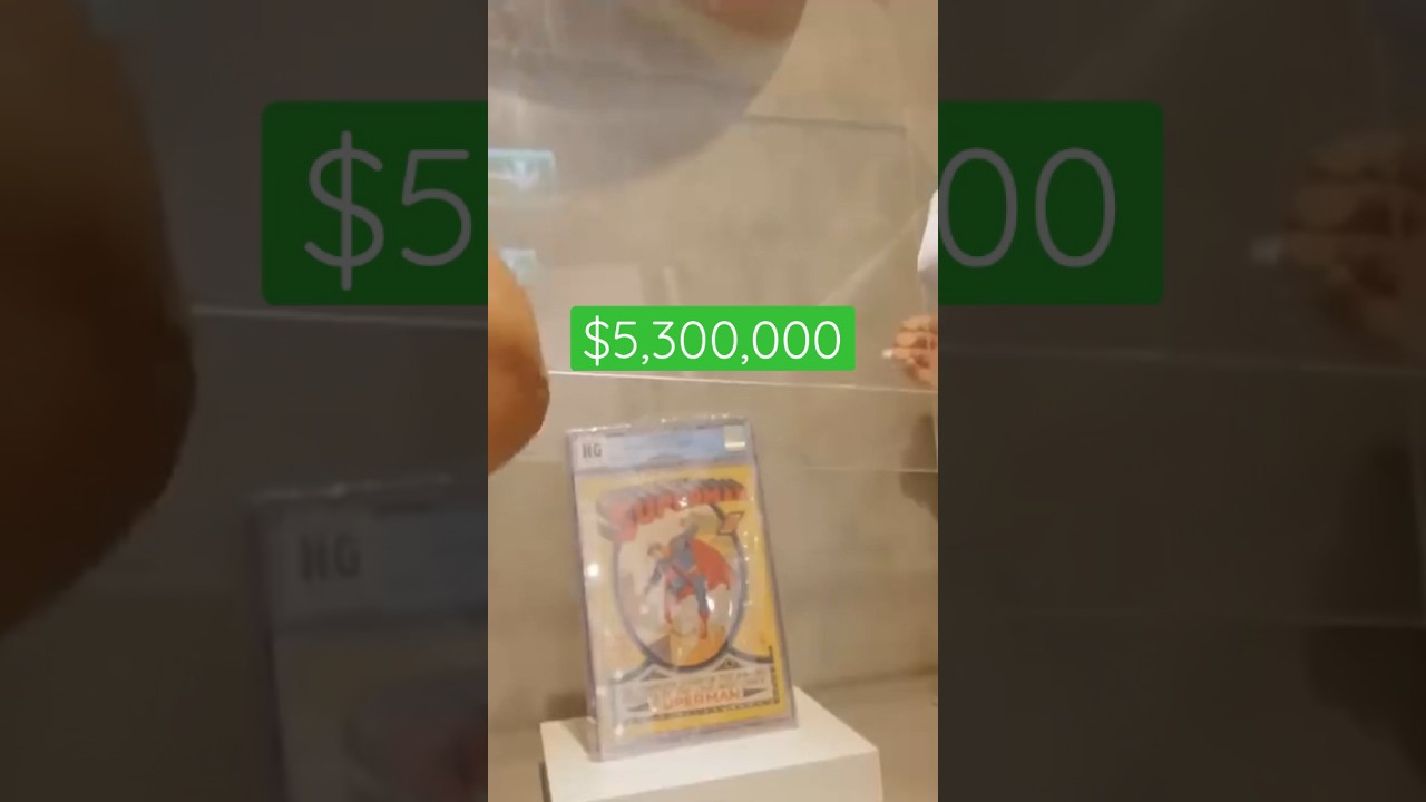$5,300,000 INSANE COMIC BOOK!!! Superman
