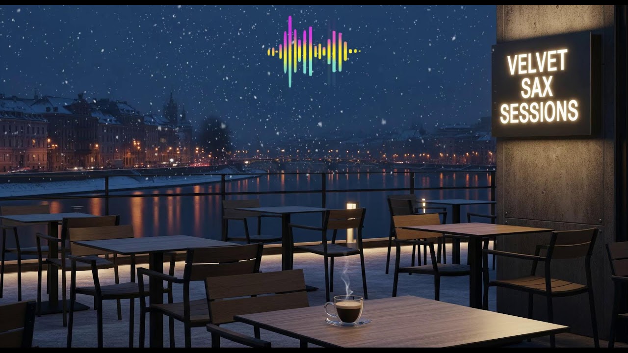 Night Coffee Shop Jazz ☕🌙 Soft Rain Ambience for Late Night Work & Study (4K No Lyrics)