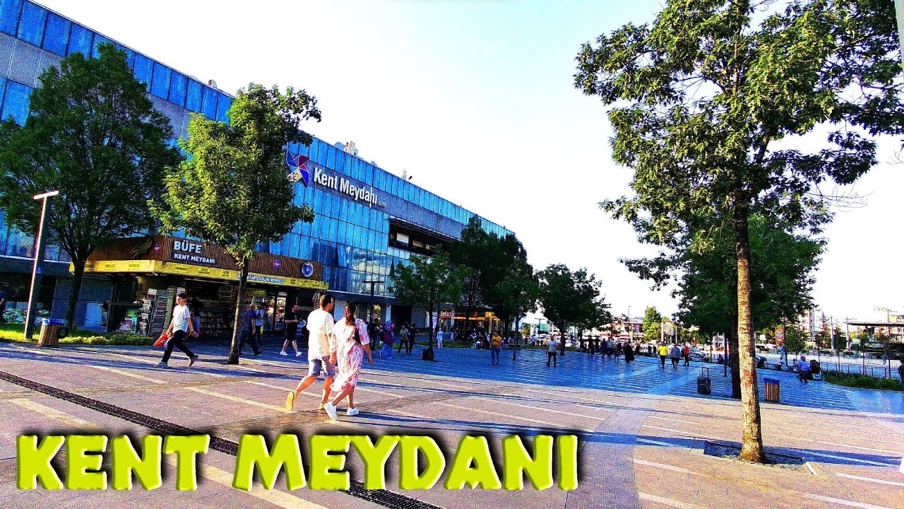 【4K】Bursa Kent Meydanı - Bursa city walking tour - Bursa eski garaj bölgesi