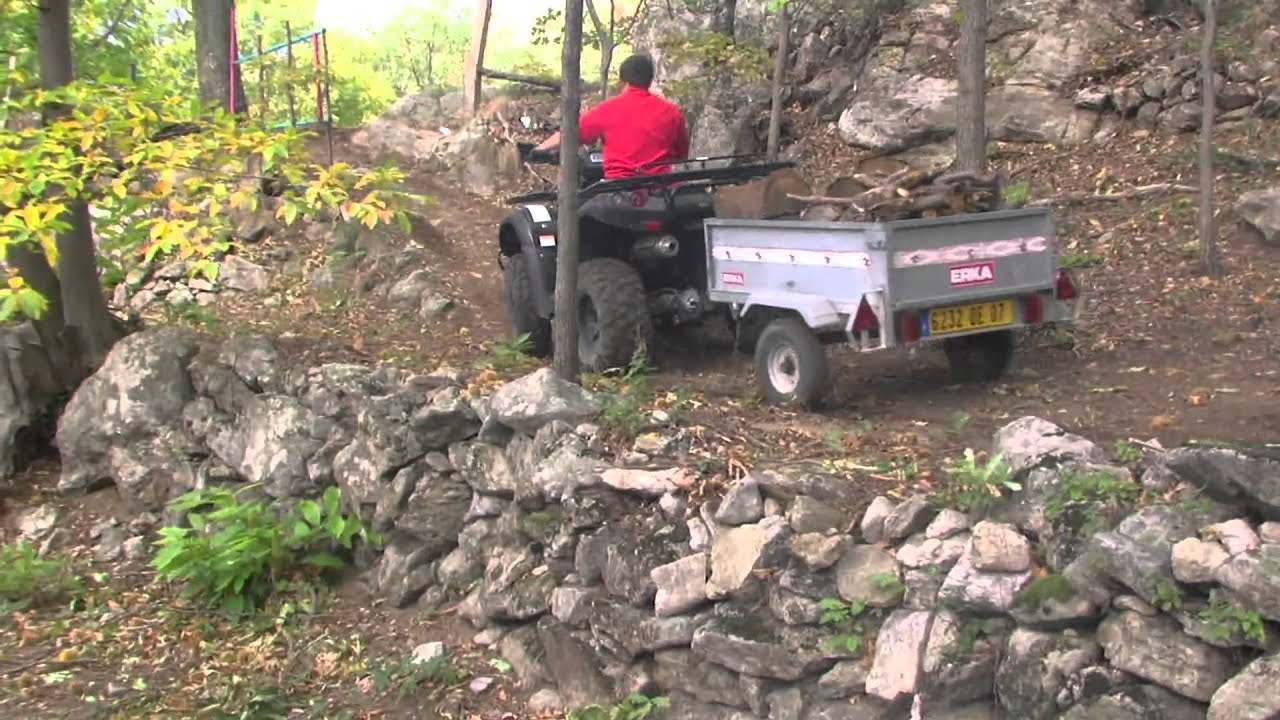 quad tgb 425 sortie de bois