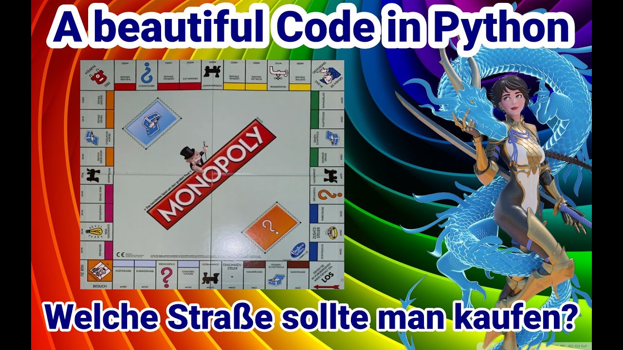 Python Tutorial deutsch, Monopoly Wahrscheinlichkeiten