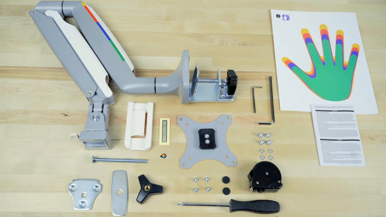 How to install Kensington C-Clamp Monitor Arm - One Touch Series