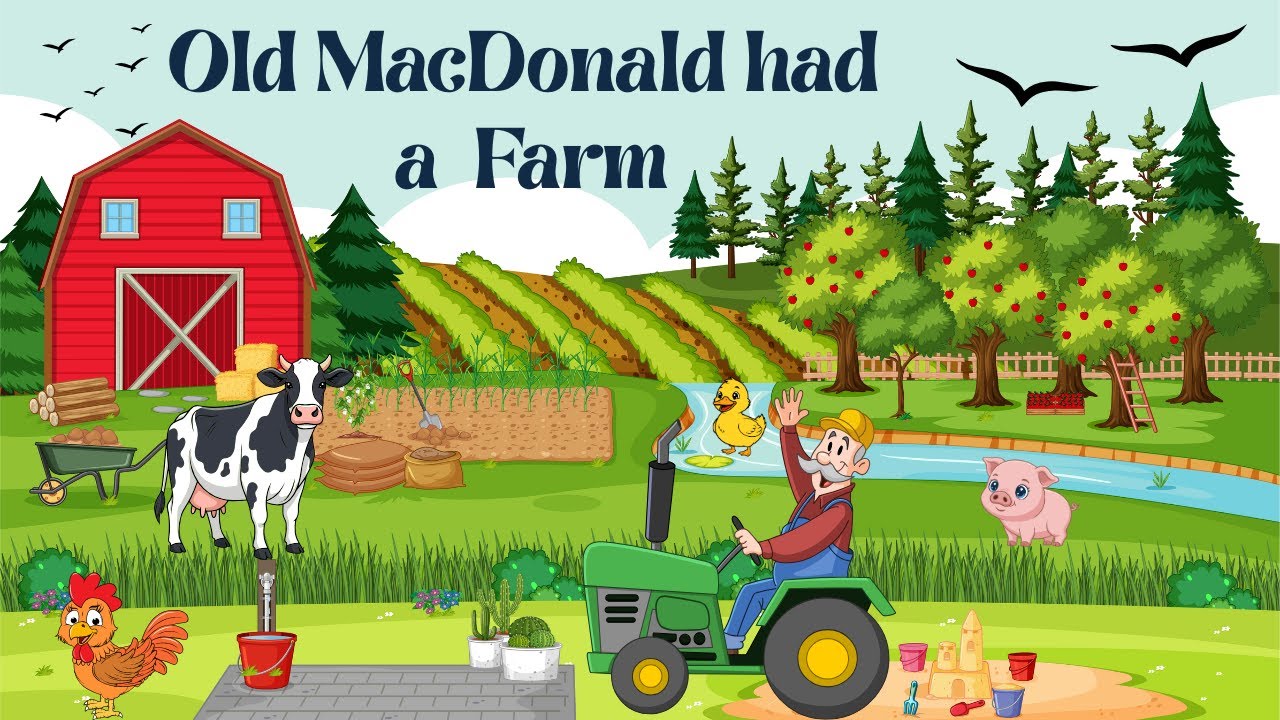 Old MacDonald Had a Farm | Nursery Rhyme for Kids 🐷🐔 
