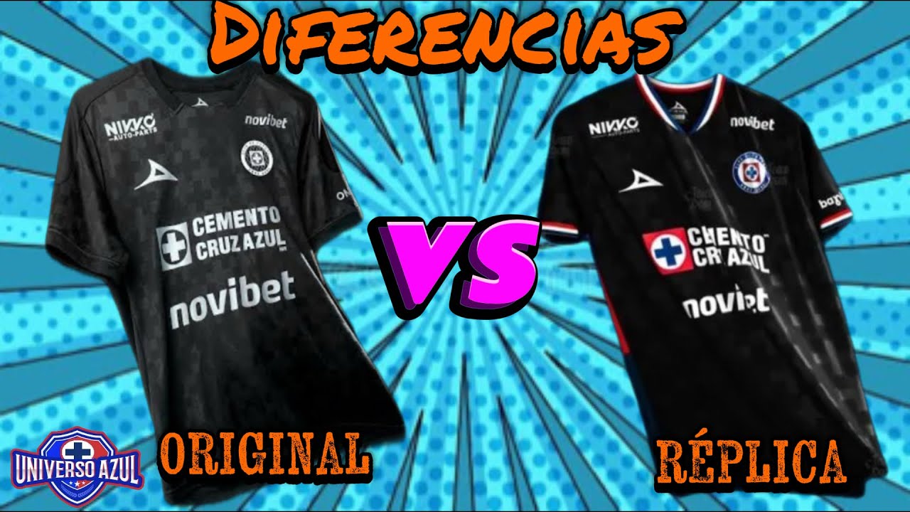 COMPARACIÓN DE JERSEY ALTERNATIVO MARCA PIRMA RÉPLICA Y ORIGINAL DE CRUZ AZUL 25-26 