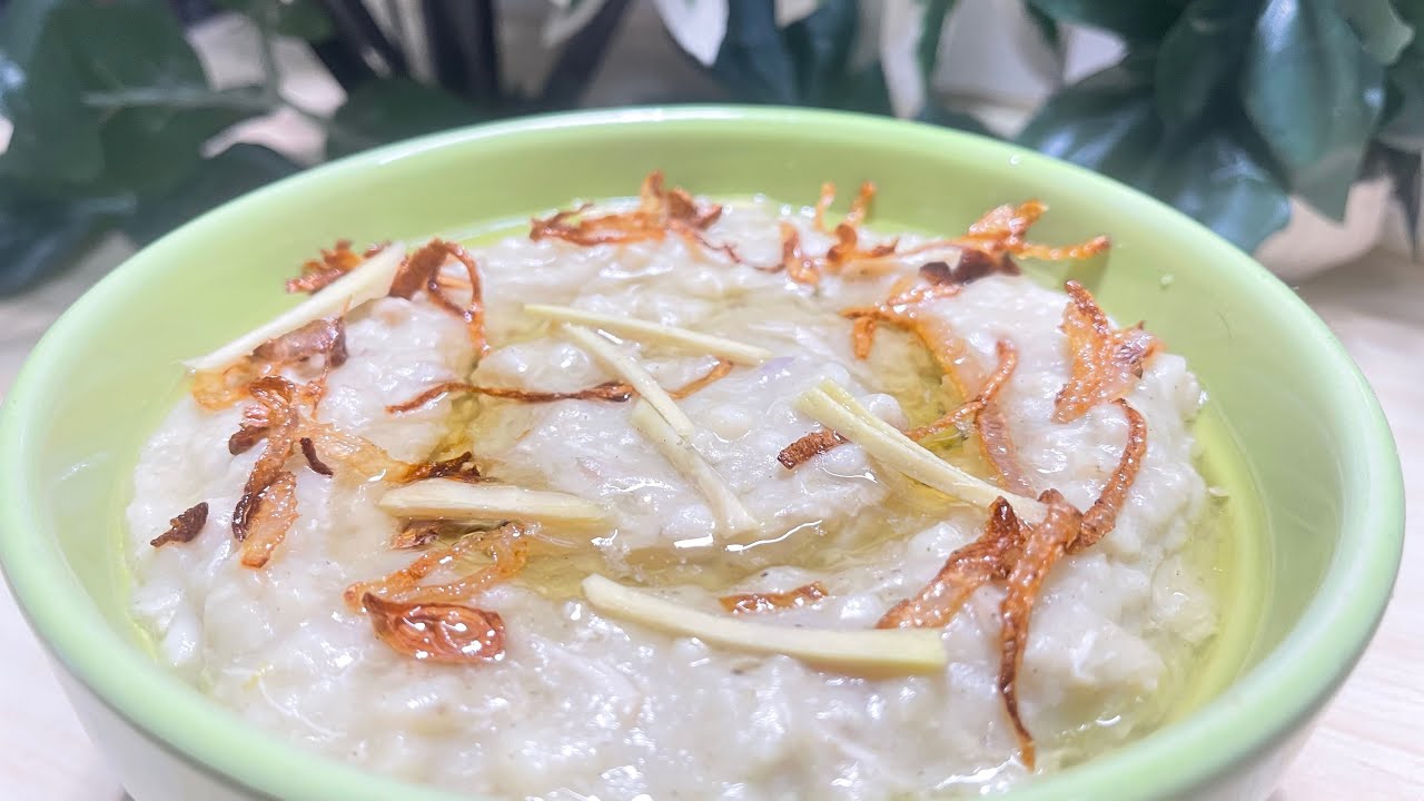 Soft, Creamy White Chicken Haleem | Easy Method