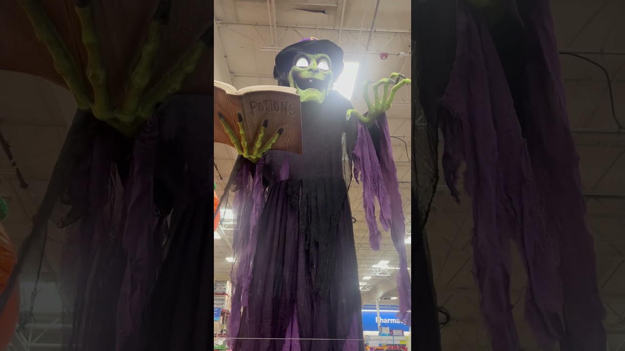 Sam&rsquo;s Club Halloween 2025 Giant Witch Animatronic DEMO!