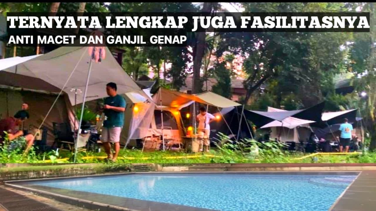 CAMPING GROUND DENGAN FASILITAS LENGKAP ‼️ANTI MACET DAN GANJIL GENAP ‼️BAMBOO SANCTUARY BOGOR