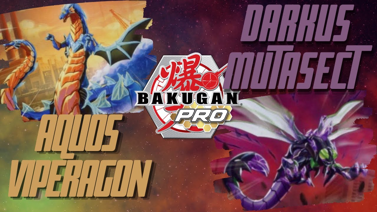 Bakugan Pro - Geogan Rising Darkus Mutasect/Aquos Viperagon Brawler Pack Review