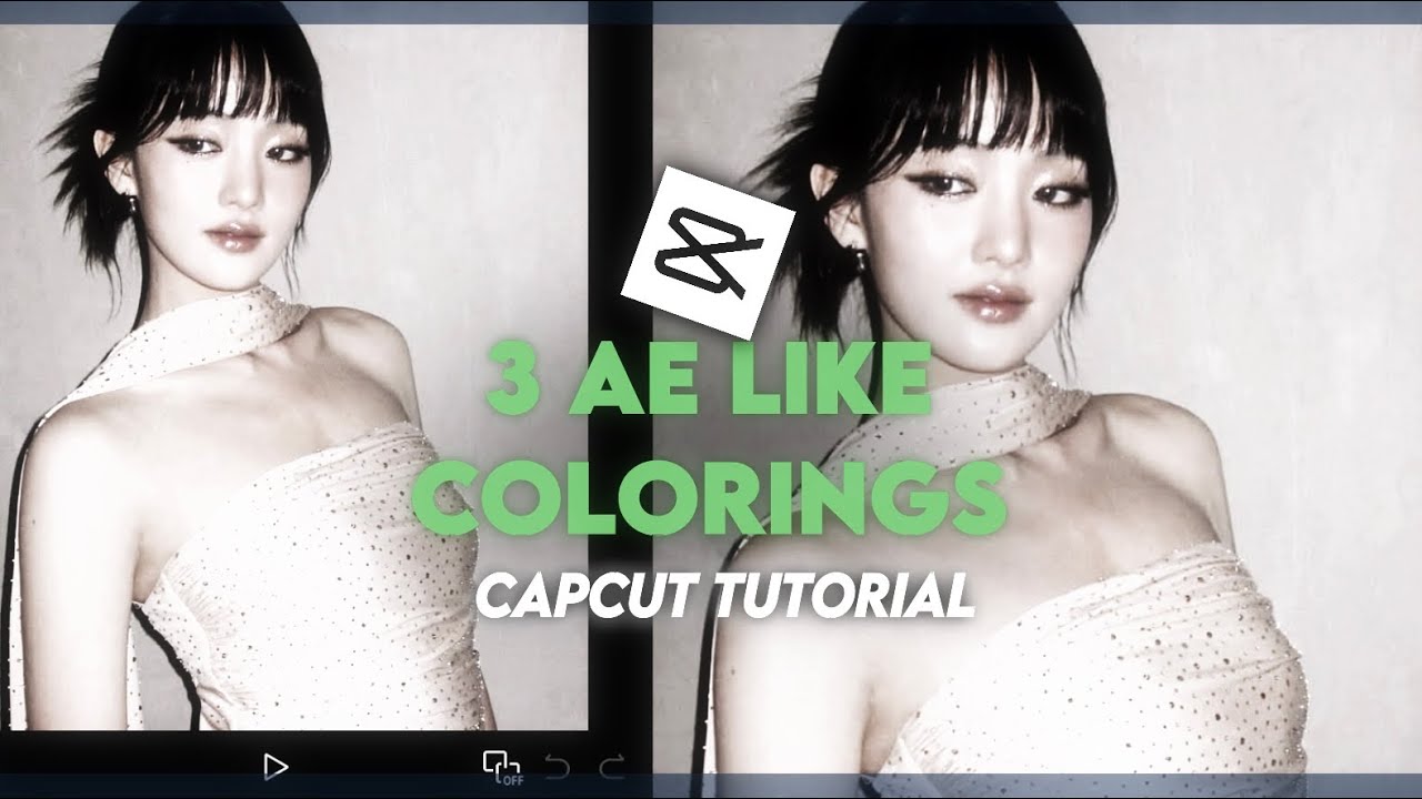3 Ae like coloring on CapCut 