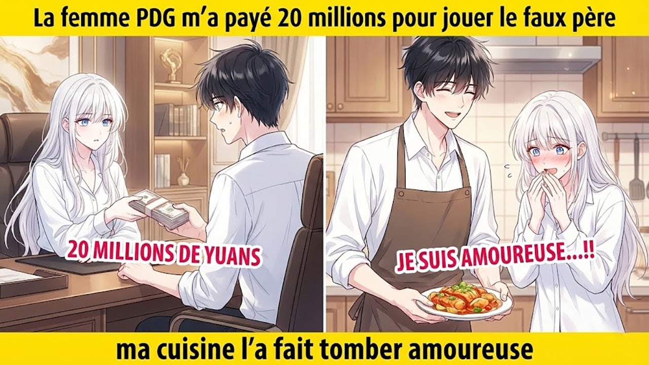 La femme PDG m’a payé 20 millions pour jouer le faux père — ma cuisine l’a fait tomber amoureuse