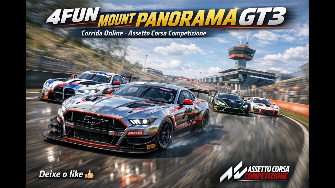 ACC I 4FUN MOUNT PANORAMA CORRIDA 1 I FORD MUSTANG GT3.