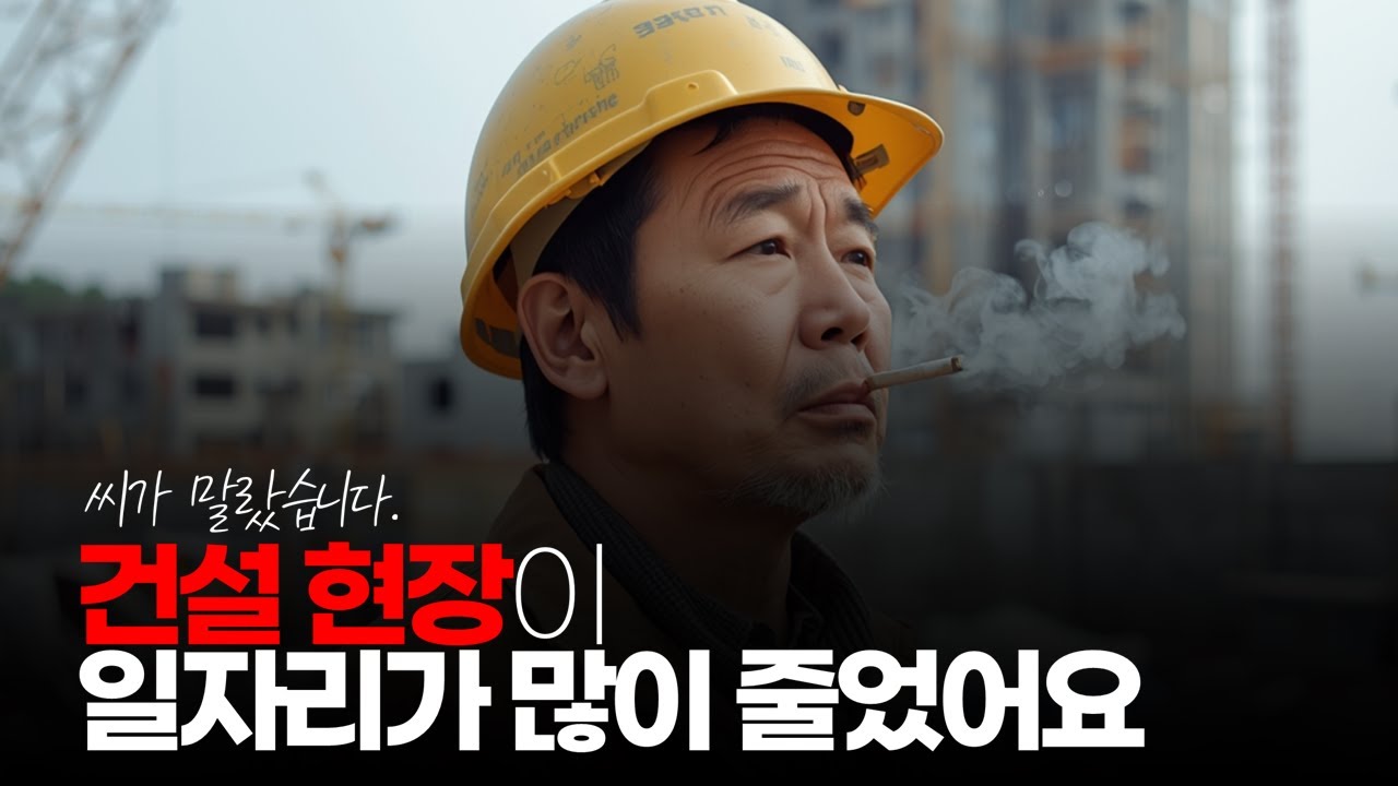 (※시청자댓글) 건설 현장이 특히 일자리가 많이 줄었어요. 수도권은 괜찮겠지만 지방은 아예 씨가 말랐습니다. #일자리감소 #임금체불 #재취업