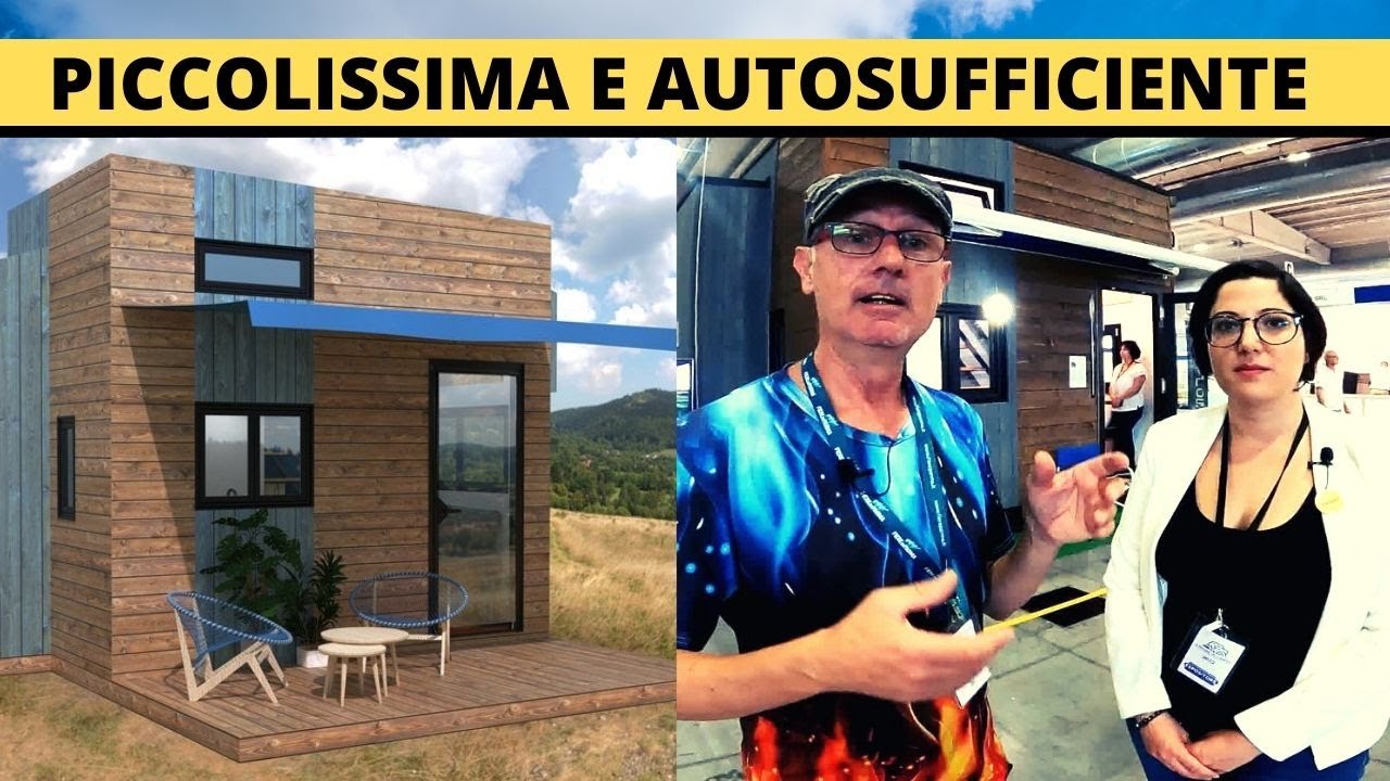 La Tiny House 🏠 autosufficiente e trasportabile
