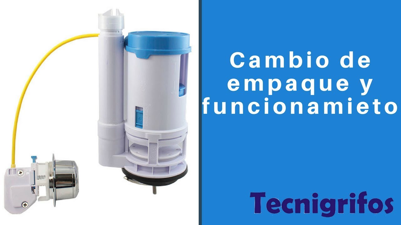 Válvula para sanitario de doble vaciado.
