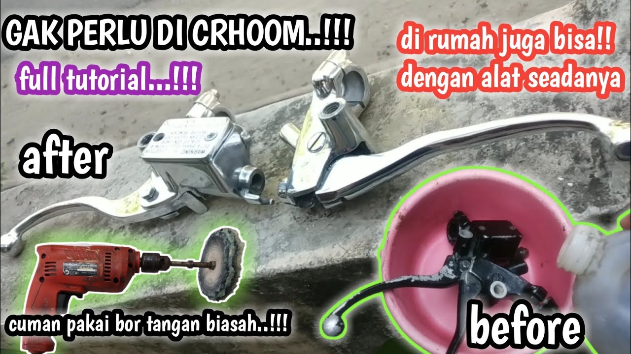 CUMAN PAKAI BOR BIASAH!!!RESTORASI MASTER DAN KOPLING MEGAPRO!