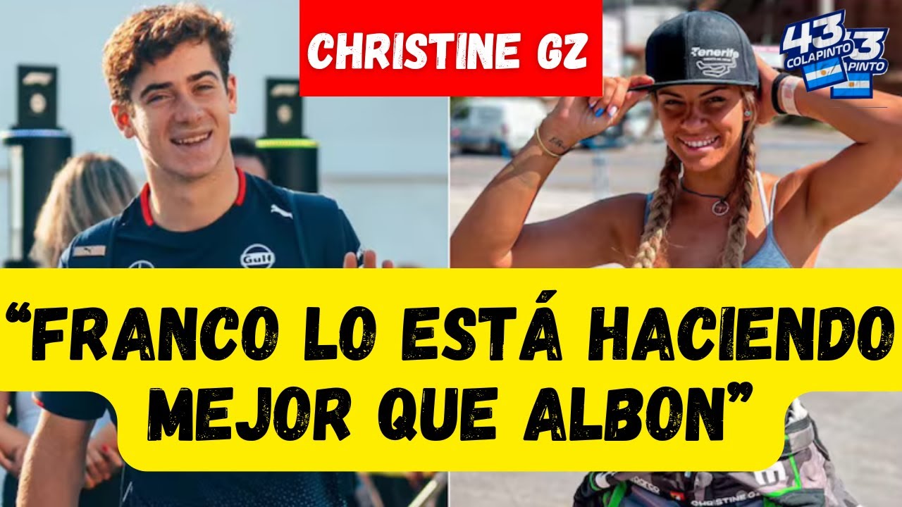 Christine GZ habla de Franco Colapinto: 