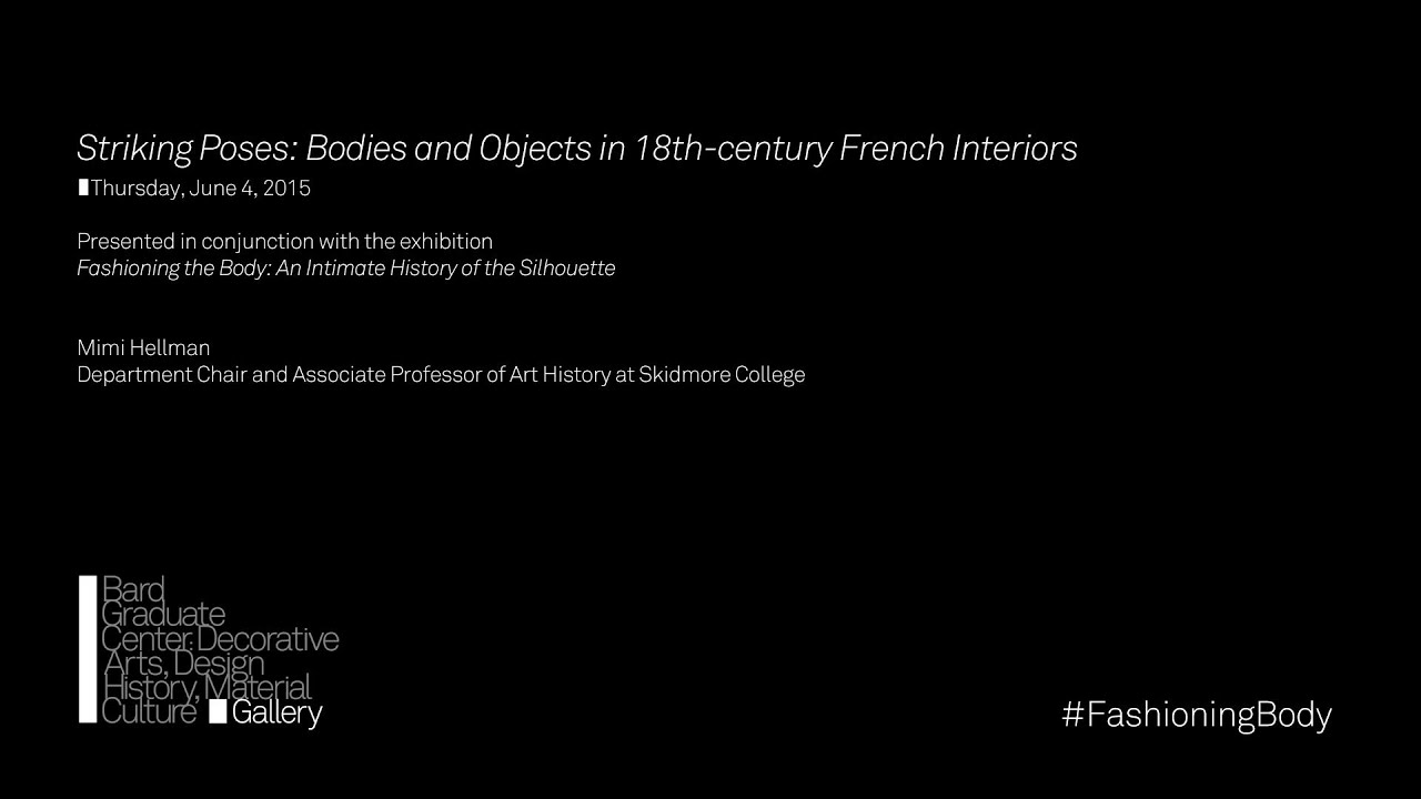 Mimi Hellman-Striking Poses: Bodies and Objects in 18th-century French Interiors
