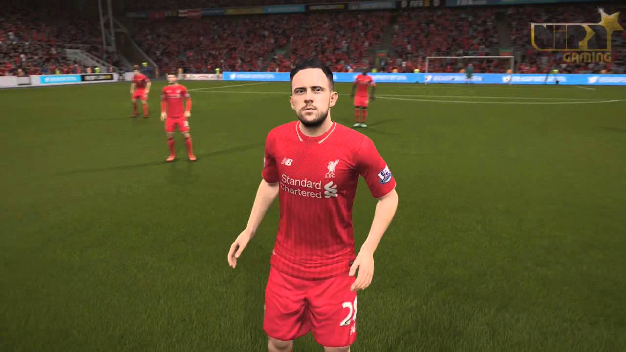 FIFA 16 -  Liverpool Player Faces