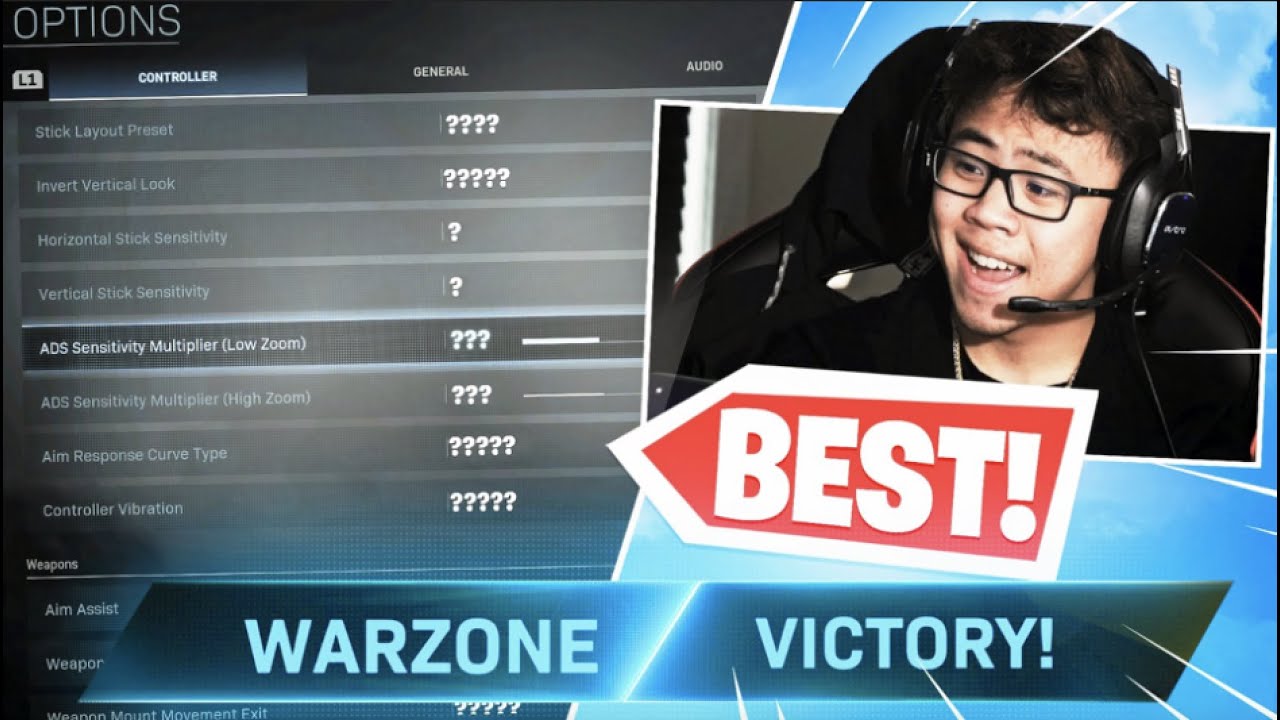 BEST WARZONE SETTINGS! BETTER AIM AND ACCURACY! (Modern Warfare Warzone)