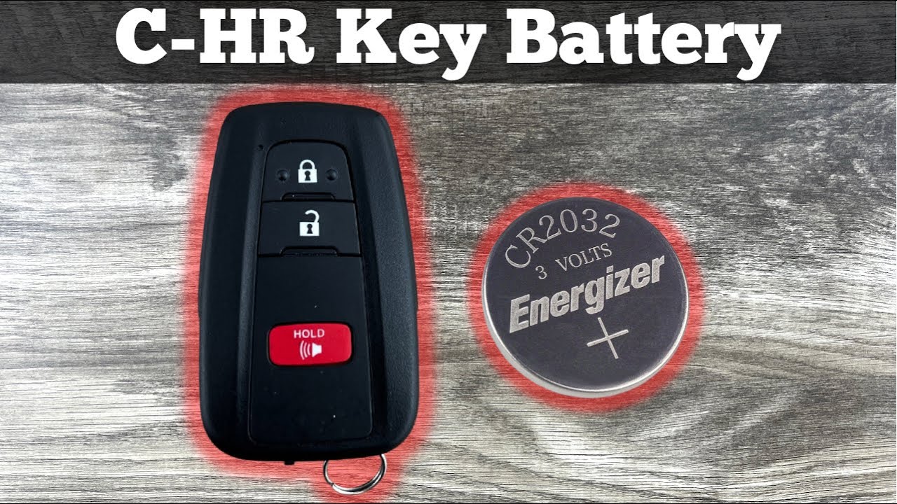 2018 - 2021 Toyota C-HR Remote Key Fob Battery Change - How To Remove & Replace CHR Key Batteries