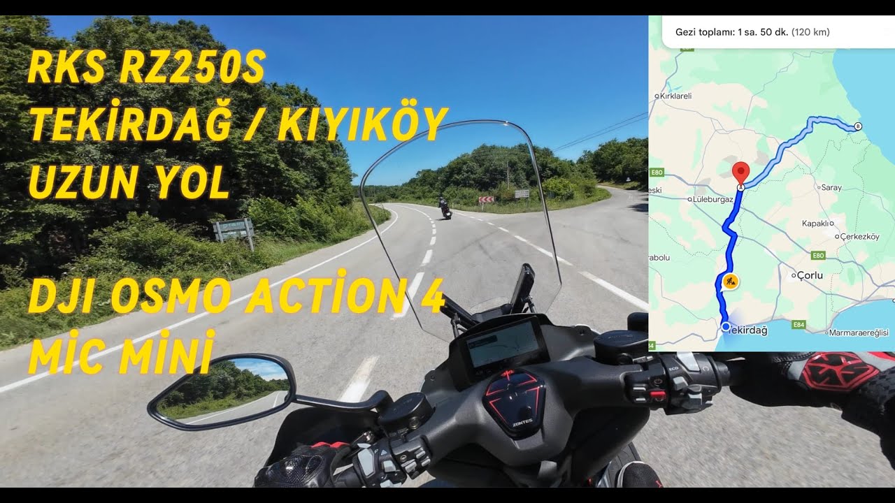 RKS RZ250S TEKİRDAĞ / KIYIKÖY SEYAHATİ PART 1
