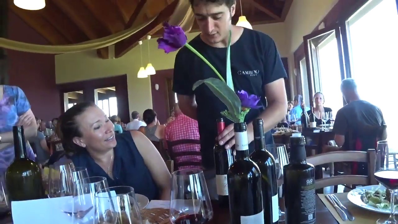 Gambino Winery - Tourists from all over the world