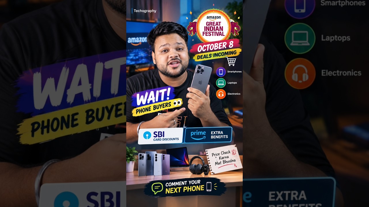Phone Lene Wale Ruko! 📱 October 8 Se Price Game Change? 👀 | Amazon Sale #amazon