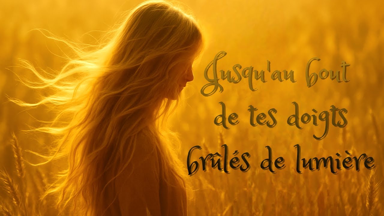 Ta présence – Jusqu’au bout de tes doigts brûlés de lumière – Poésie en musique | Di&AI Music