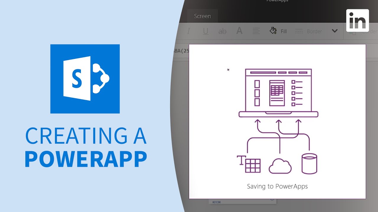 SharePoint Tutorial - Creating a POWERAPP