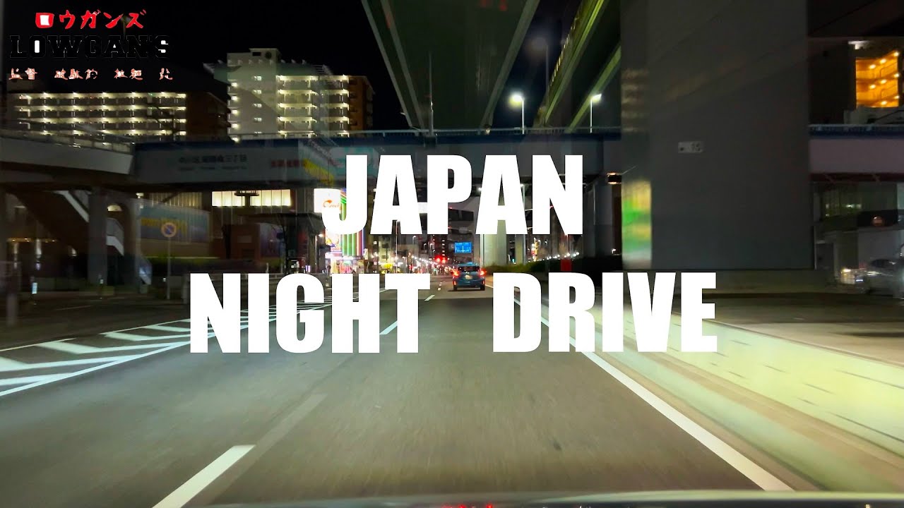 Japan Night Drive Nagoya  / 4K 60fps HDR
