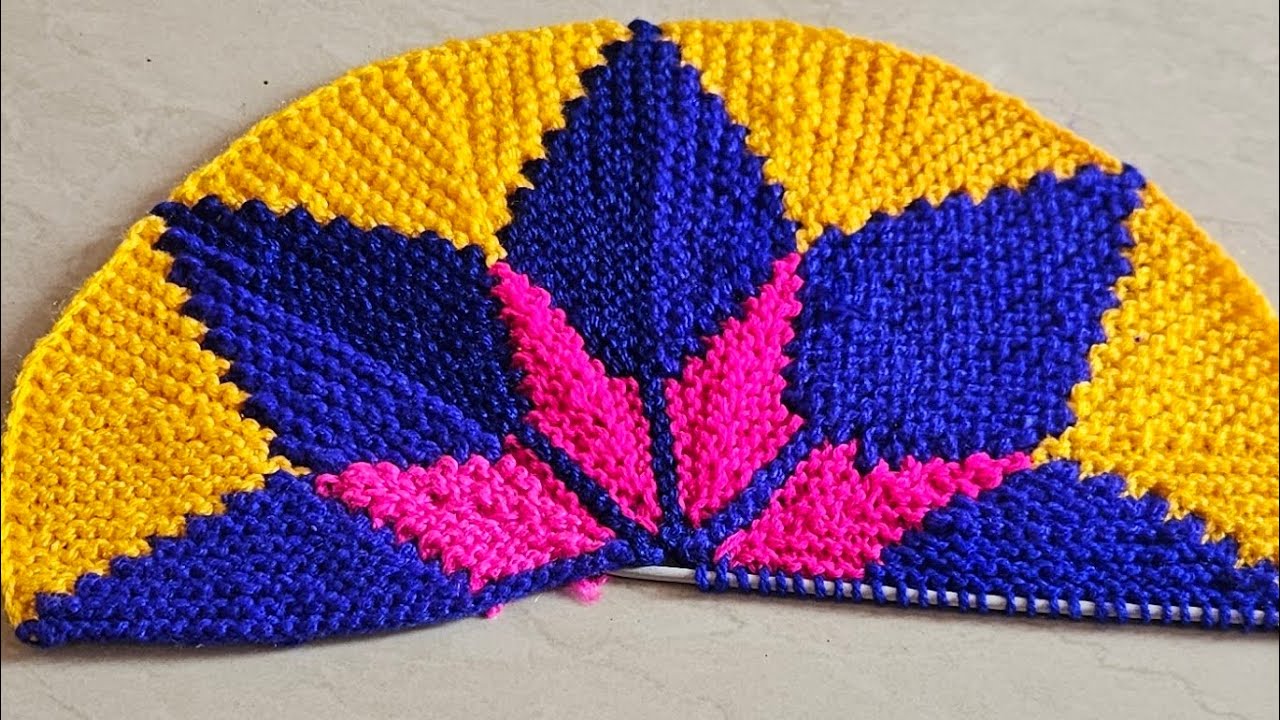 सिम्पल और डिजाइनर पायदान बनाना सीखे आसानी से / Woolen Doormat