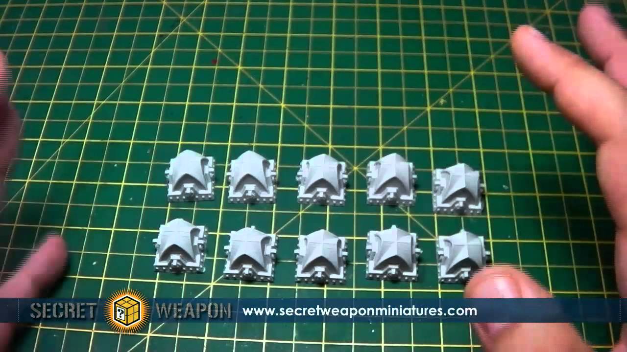 Product Review: Secret Weapon Master class Terrain Gothic Tank Traps.