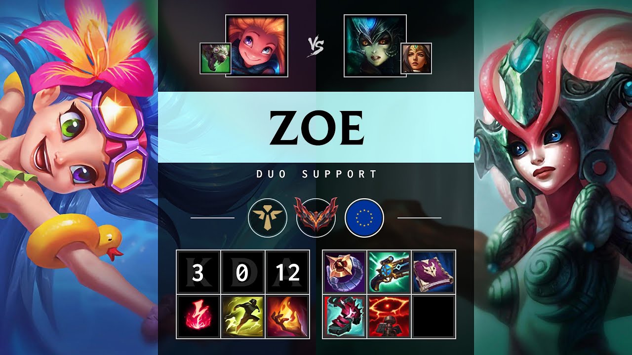 Zoe Support vs Nami - EUW Grandmaster Patch 25.17