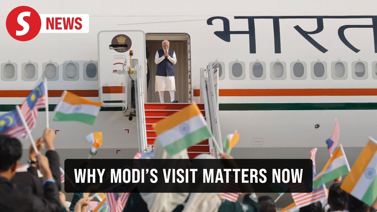 Modi receives grand Malaysian welcome