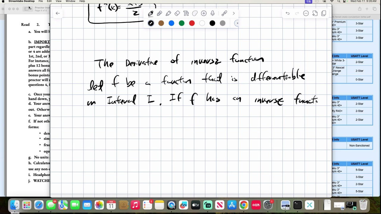 AP Calculus AB Inverse derivative