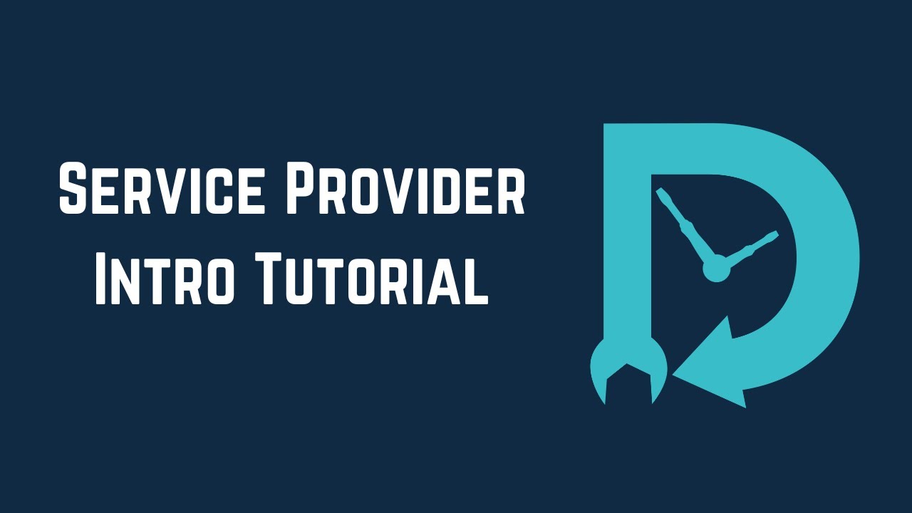 Service Provider Intro Tutorial
