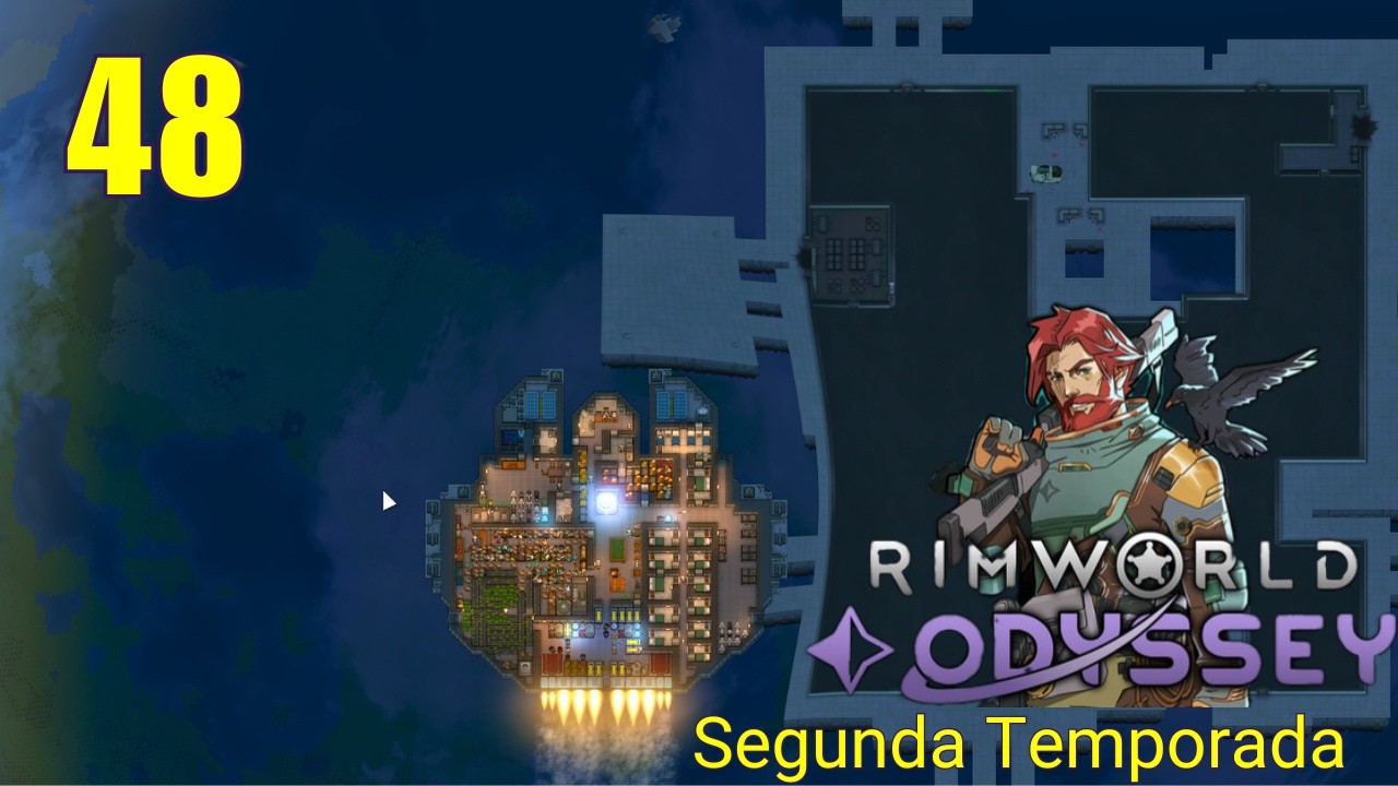 RIMWORLD: ODYSSEY DLC T2Cp 48| Ronda por la órbita!| Gameplay Español
