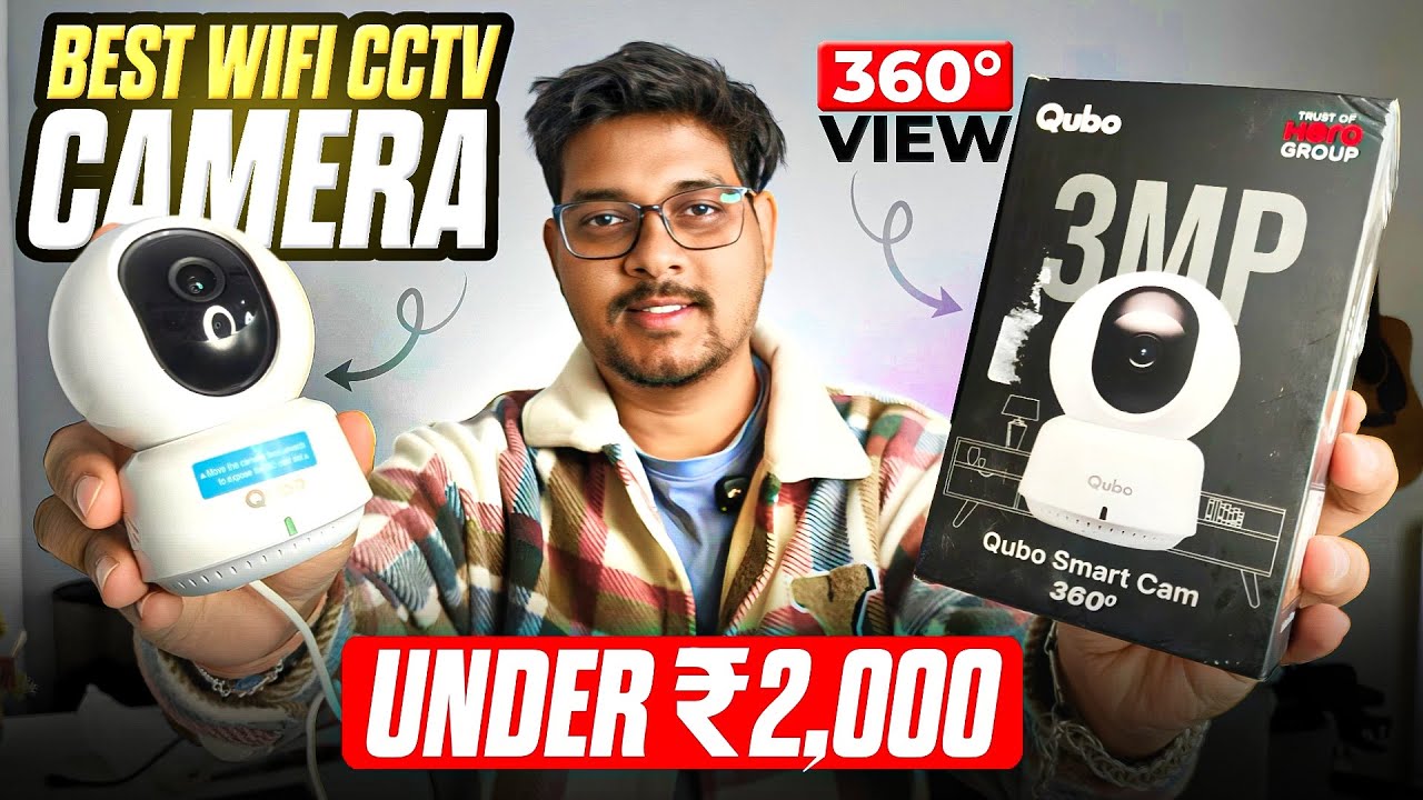 best cctv camera for home with mobile connectivity 2026 | qubo smart cam 360 unboxing & setup guid