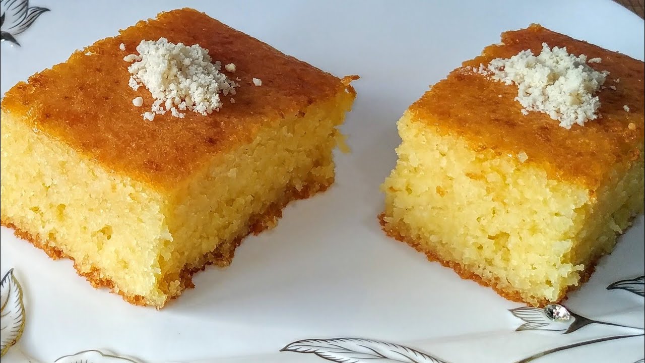 🔴Ревани, Турецкая сладость 🔴 Şərbətli Revani tatlısı, T&uuml;rk mətbəxi