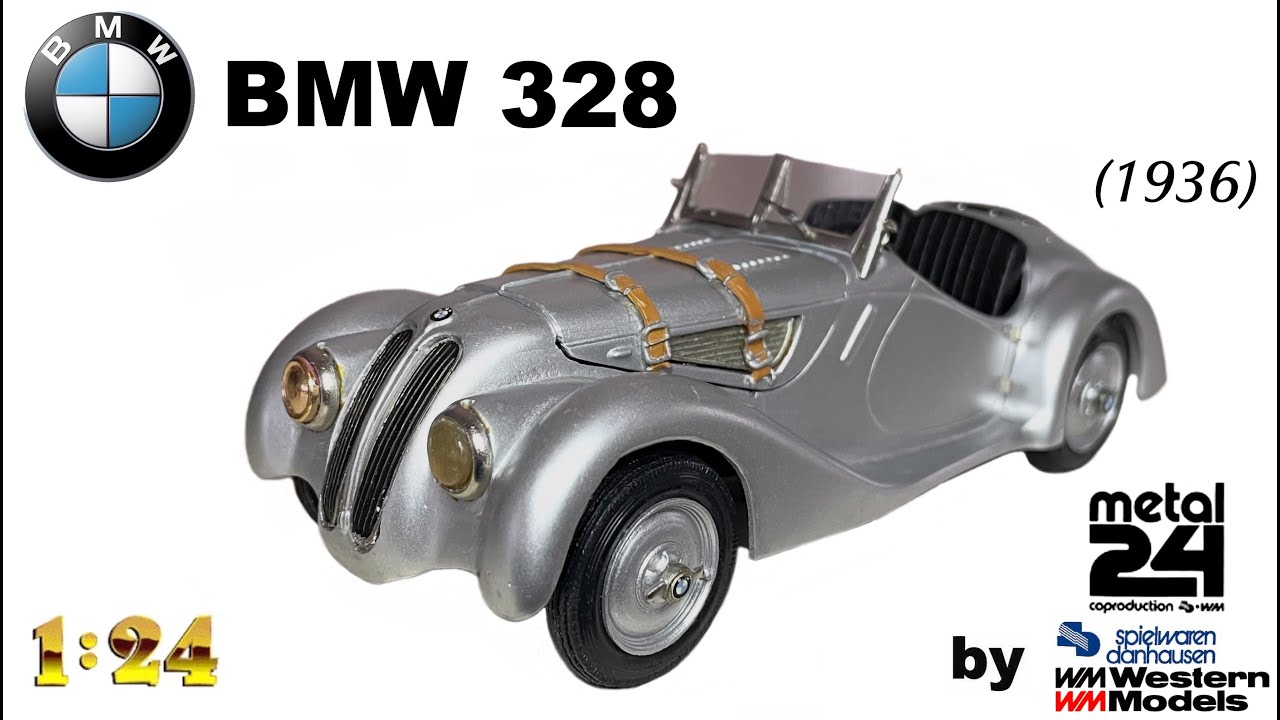 BMW 328 1936 by Metal 24 ie Western Models for Spielwaren Danhausen