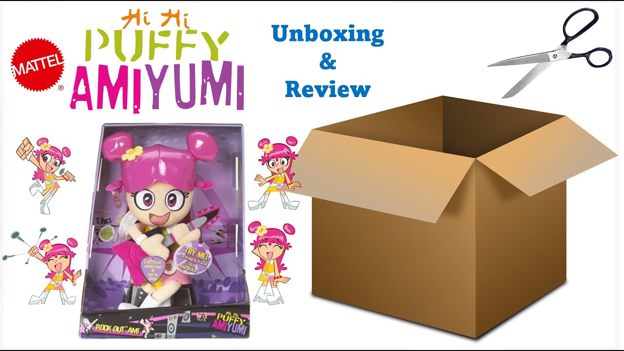 Mattel Hi Hi Puffy AmiYumi Rock Out Ami Unboxing & Review