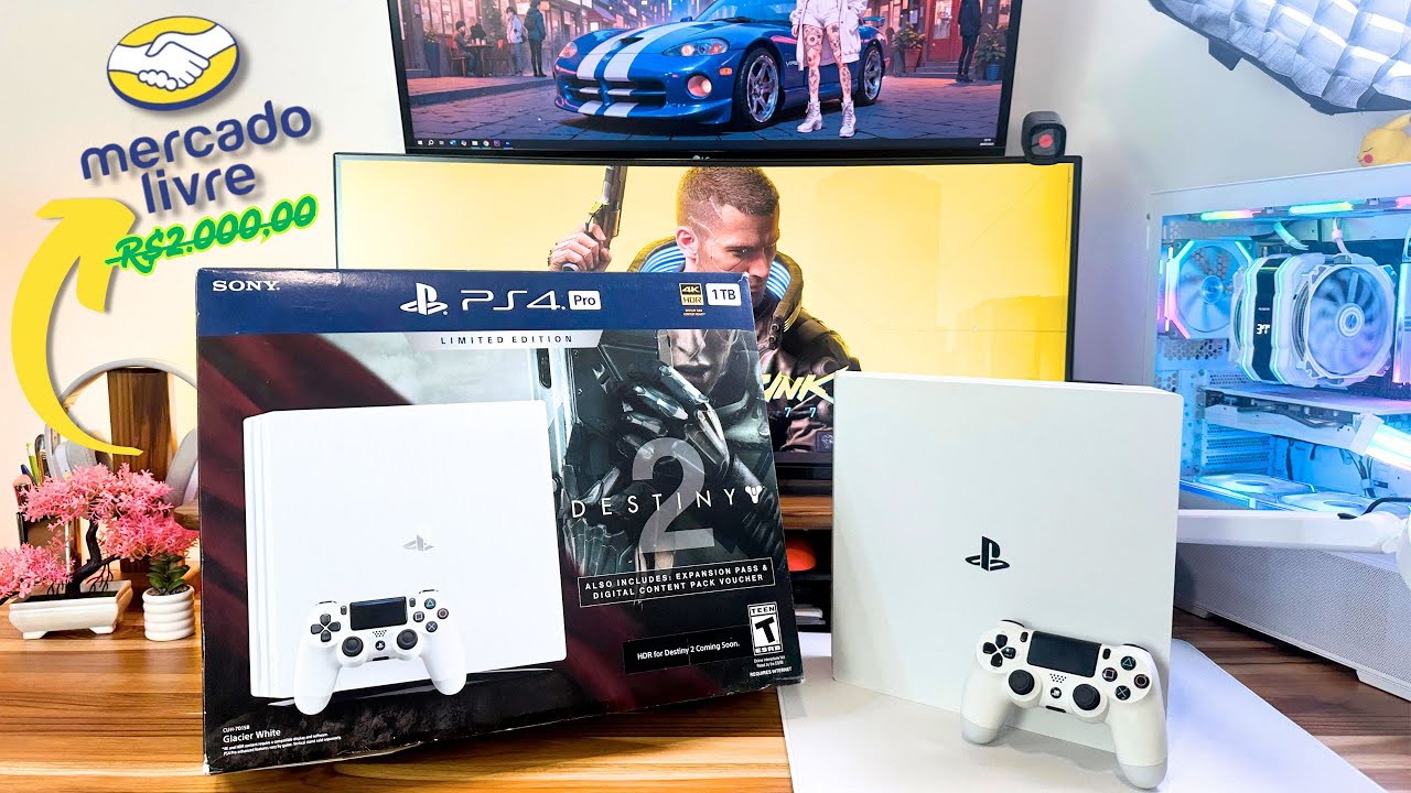 Comprei um PS4 PRO no MERCADO LIVRE em 2025!