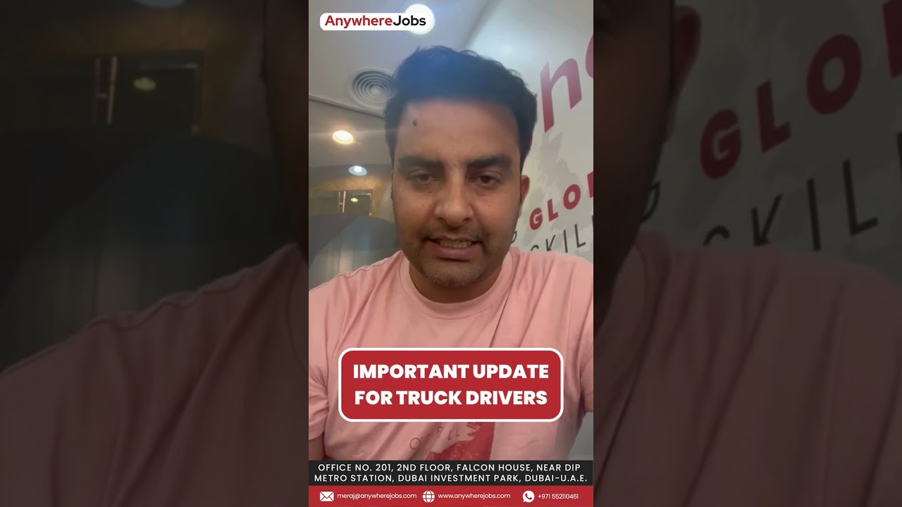 Important Update for Hungary Truck Driver Vacancy | AnywhereJobs | Job Opportunity | Europe | Hiring