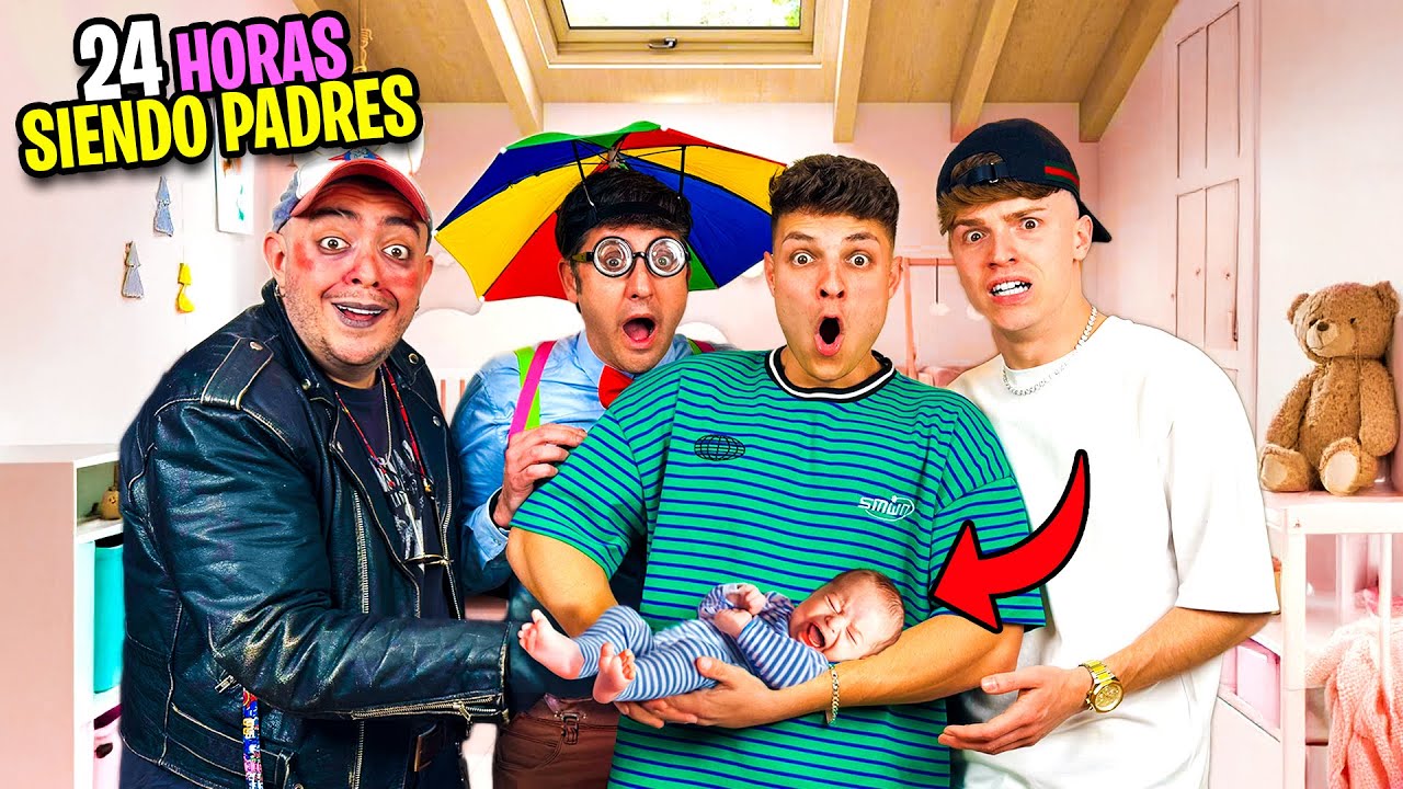 24 HORAS SIENDO PADRES DE UN BEBÉ *sale muy mal*