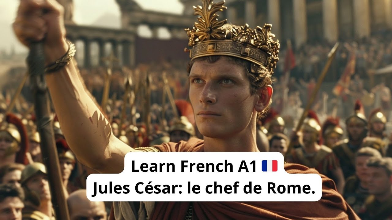 Jules César 🇫🇷✨ Histoire en français A1 | Apprends le français